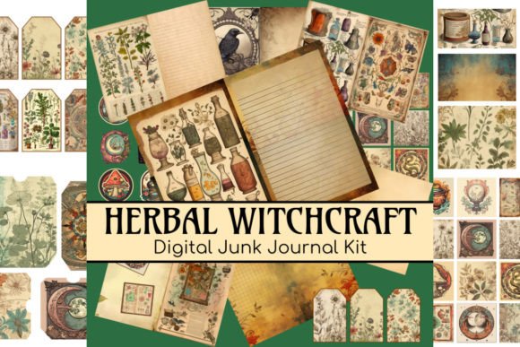 Download Witchcraft Nature Junk Journal Kit - Premium Resources
