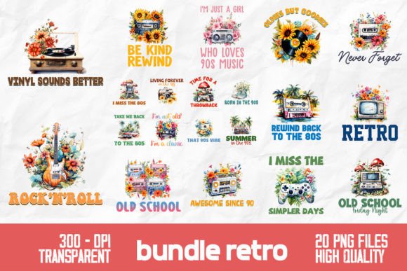 Download Old School Classic Retro Bundle - Premium Bundle
