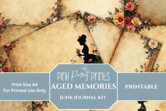 Download Vintage Ephemera Junk Journal Kit - Junk journal kit Collection
