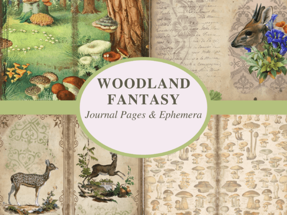 Download Woodland Junk Journal Kit - Premium Resources